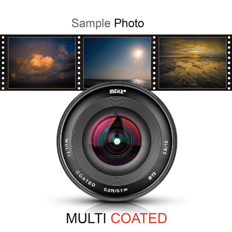 Meike 12mm f2.8 Ultra Wide Angle Fixed Lens with Removeable Hood for Fujifilm Mirrorless Camera with APS-C Such as X-T1 X-T2 X-T3 X-T4 X-T20 X-T10 X-T30 X-T100 X-T200 X-Pro2 X-E3 X-Pro3 X-A X-E1 - Image 4